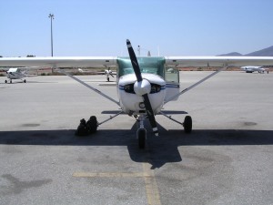 Front view of a Cessna